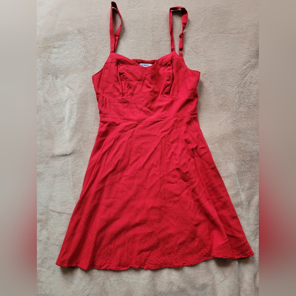 Fit & Flare Old Navy Red Mini Dress